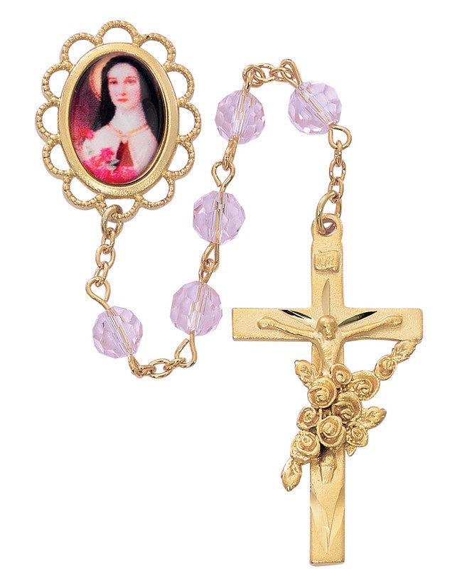 7MM GOLD ROSE ST THERESE RSRY - 591PF