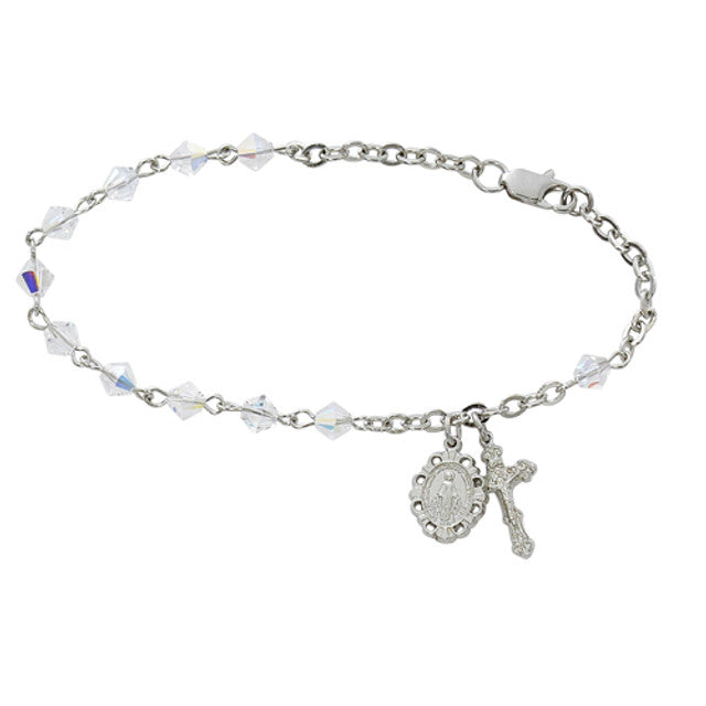7.5" CRYSTAL SWAROVSKI BRACELET - B39D