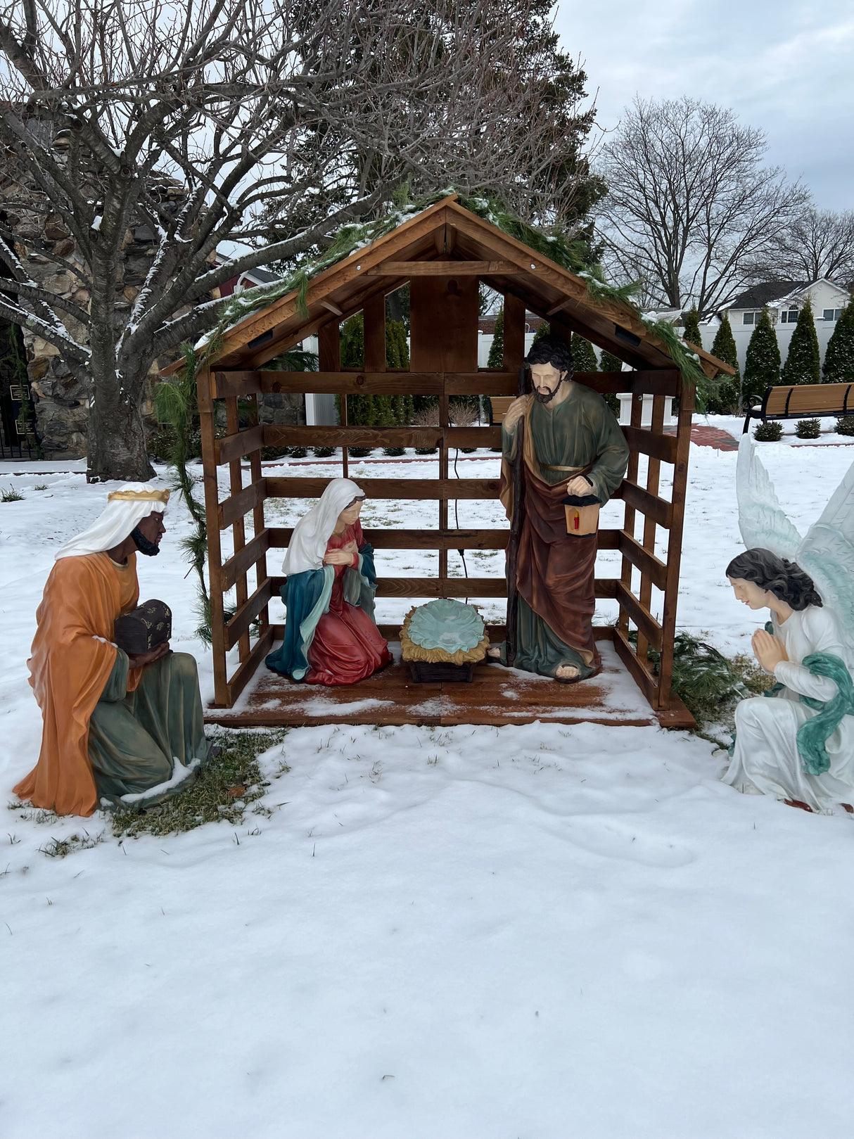 Heaven's Majesty Nativity Set - 12 pc. | 20" - 72"