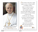 Pope Leo XIV Prayer Cards