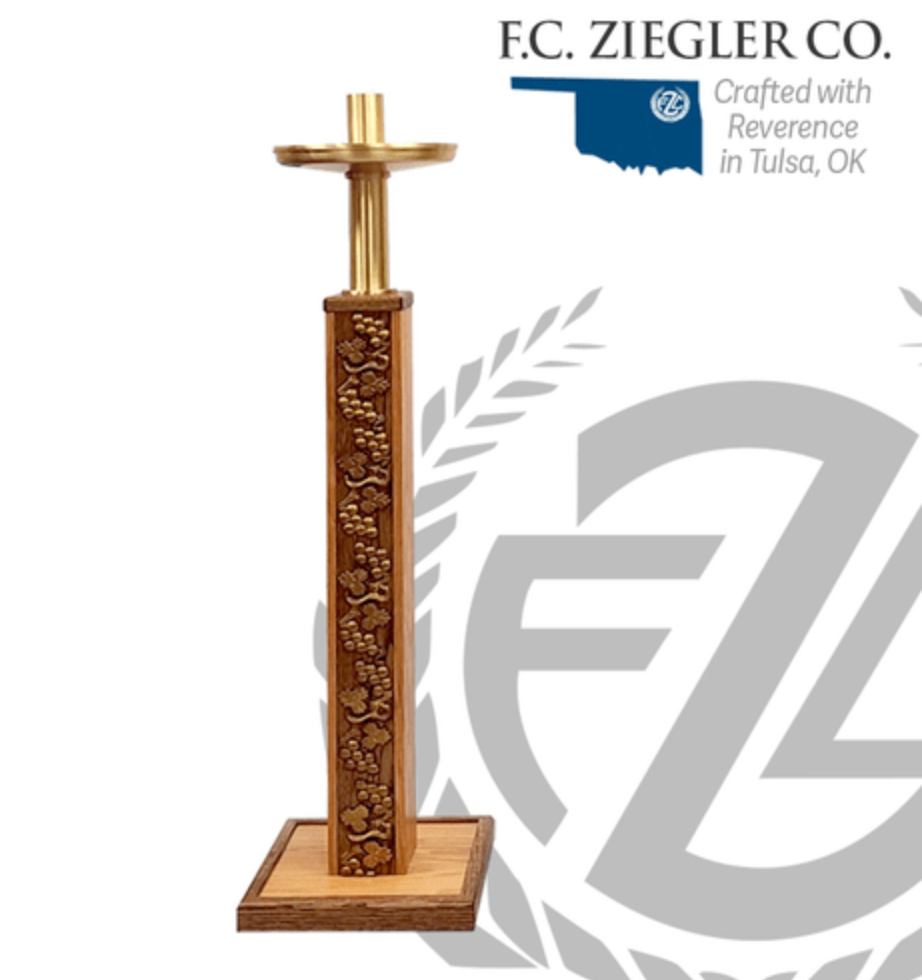 Zieglers - Paschal Candlestick | 4702 – Chiarelli's Religious Goods ...