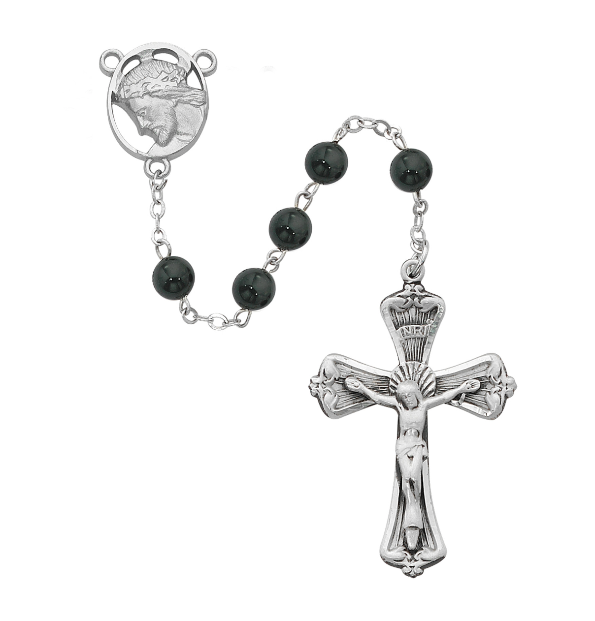 Genuine Black Onyx Rosary | R755F