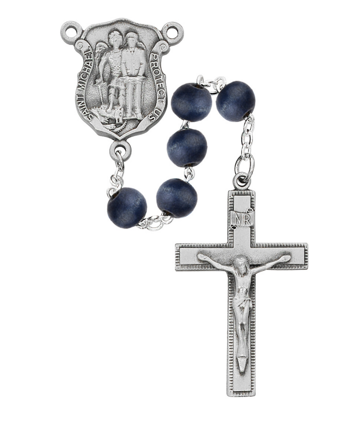 Blue Wood Police Rosary | R685DF