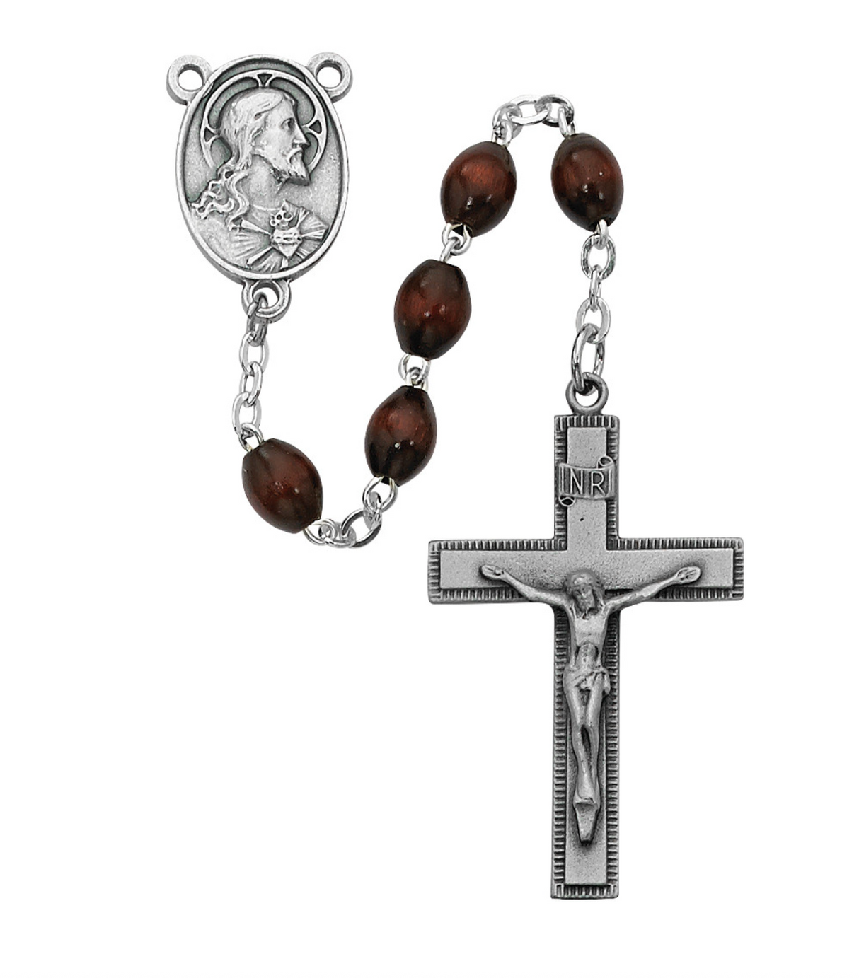 Brown Wood Rosary | R287DF
