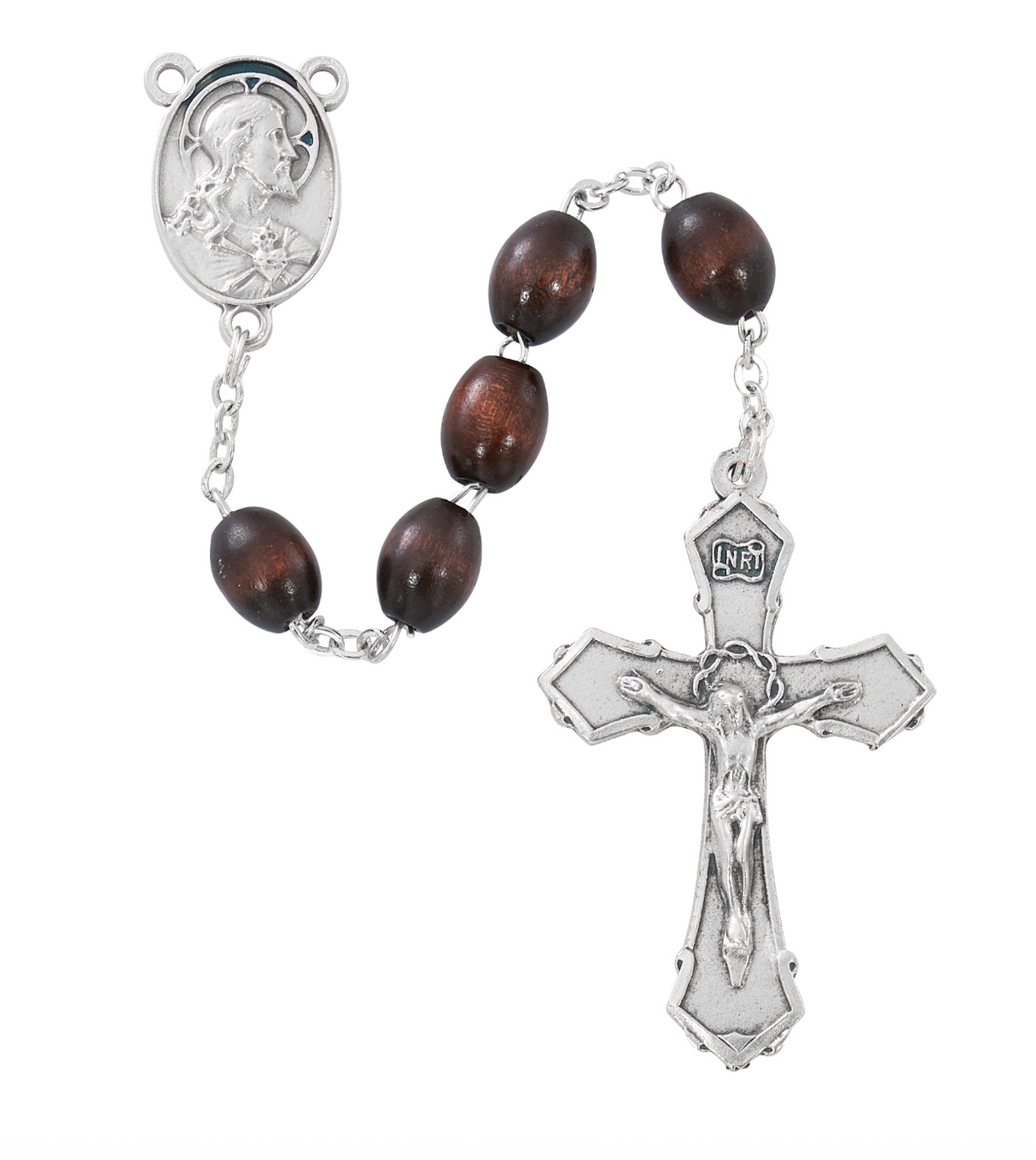Brown Wood Rosary | R902F