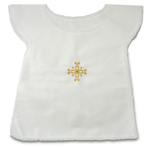 BAPTISMAL BIB – Cross | E33