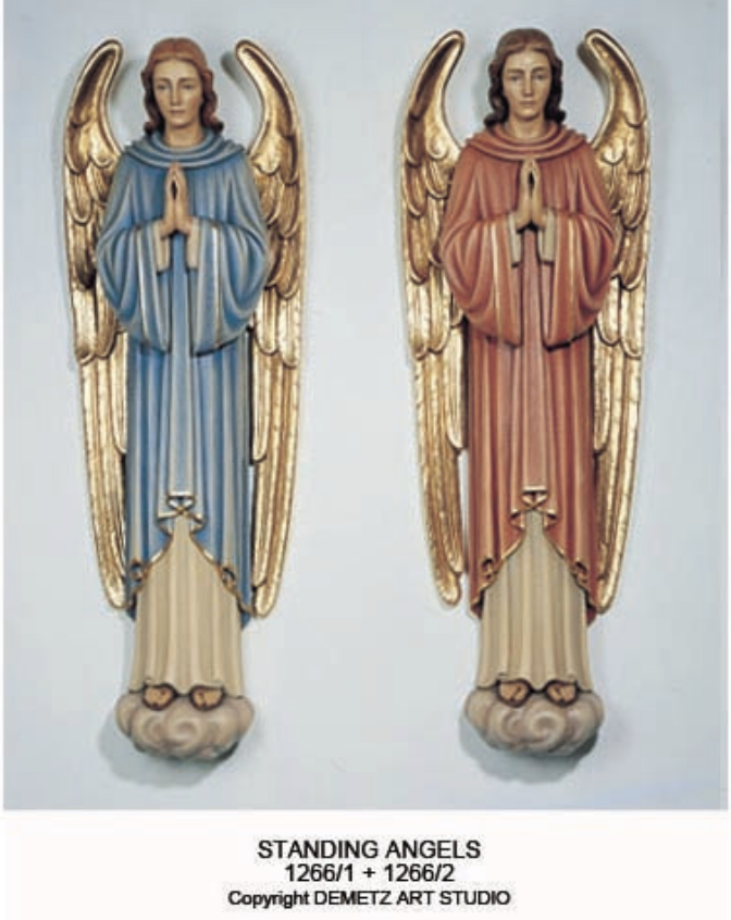 Demetz - 3/4 Relief Angels | 1266/1-2