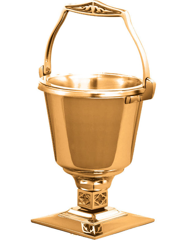 Holy Water Bucket w/ Sprinkler - 408-29| Excelsis