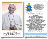 Tarjetas de oración del Papa Benedicto