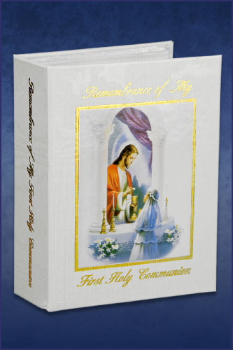 Remembrance of My First Communion Photo Album - 23084 (Boy & Girl)