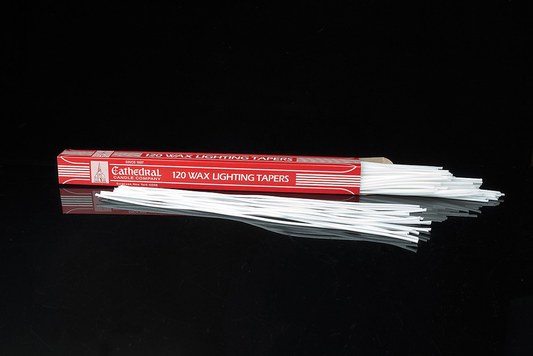 Wax Lighting Tapers | Thick - 500 per box