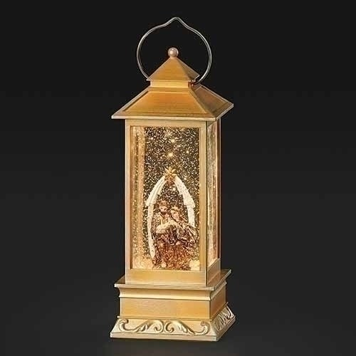 HOLY FAMILY 聖家族 ライト点灯 47cm チカーノ メキシコ 宗教像 Gold Holy Family Lantern | Roman Inc. – Chiarelli's Religious