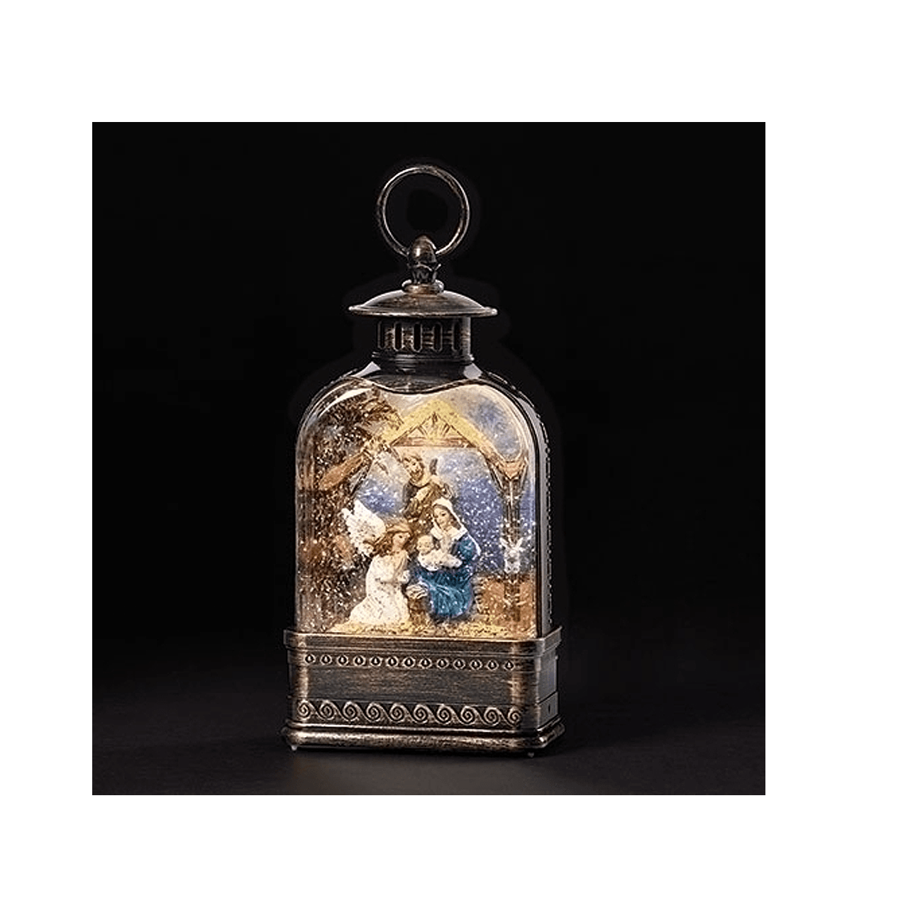 Holy Family Manger Swirling Lantern | Roman Inc.