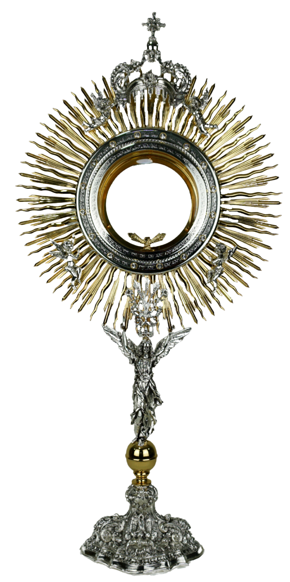 Ostensory Ostia Magna Angel Lost Wax - OS39