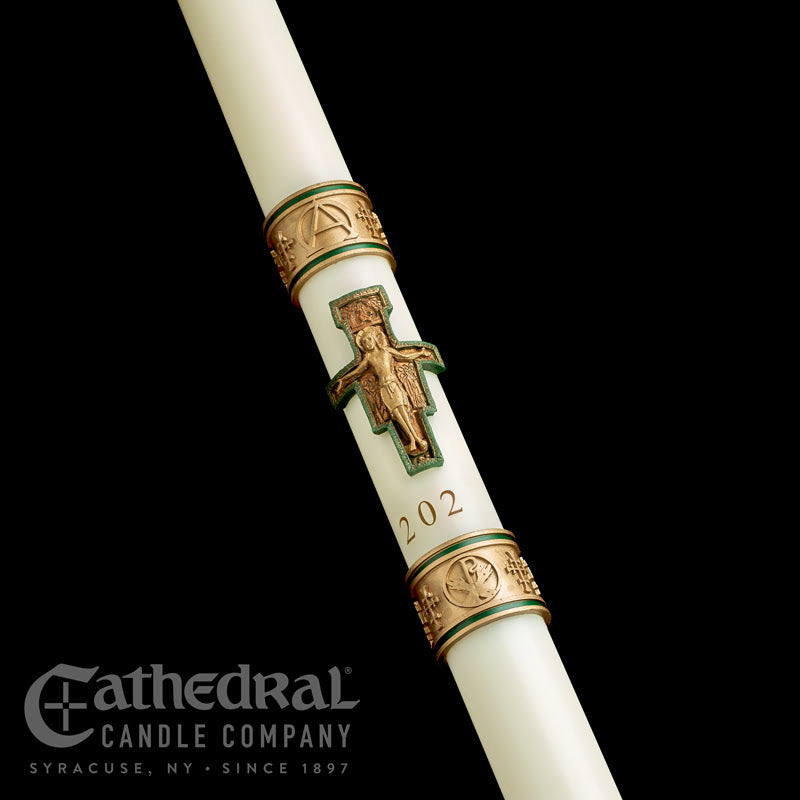 The Cross of St Francis | Paschal Candle