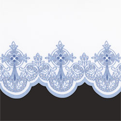100% Polyester Embroidered Fabric for Altar Cloths | #508