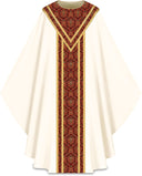 Slabbinck - Brugia Gothic Chasuble (w/ Woven Gold) - Slabbinck - Chiarelli's Religious Goods & Church Supply