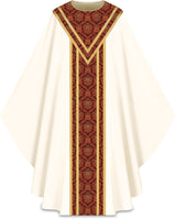Slabbinck - Brugia Gothic Chasuble (w/ Woven Gold) - Slabbinck - Chiarelli's Religious Goods & Church Supply