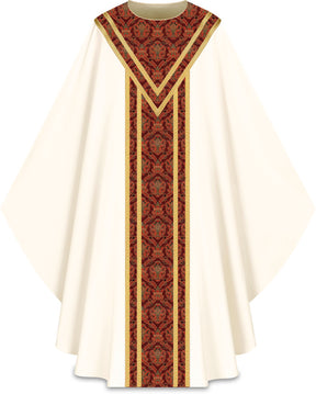 Slabbinck - Brugia Gothic Chasuble (w/ Woven Gold) - Slabbinck - Chiarelli's Religious Goods & Church Supply