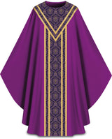 Slabbinck - Brugia Gothic Chasuble (w/ Woven Gold) - Slabbinck - Chiarelli's Religious Goods & Church Supply