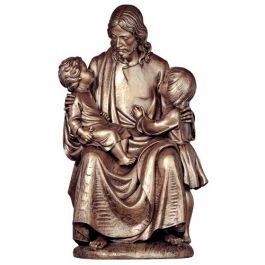Demetz - Estatua de Jesús con dos niños | Modo 100/42