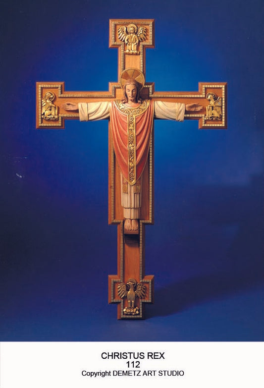 Demetz - Christ the King w/ Cross | Mod. 112