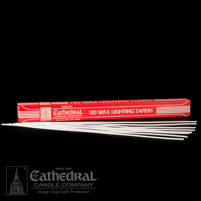 Wax Lighting Tapers - Cathedral Candle - Chiarelli's Religious Goods & Church Supply