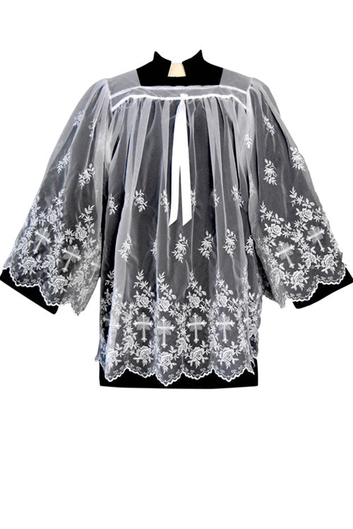 Sheer Embroidered Surplice - 1415X - Beau Veste - Chiarelli's Religious Goods & Church Supply