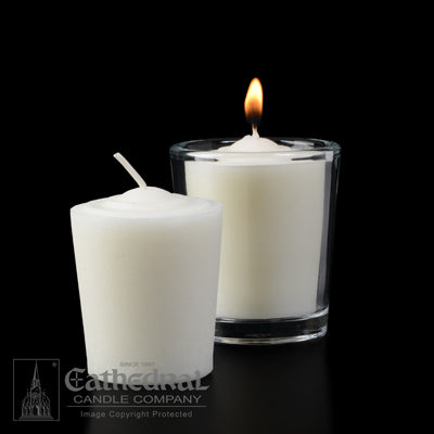 Devotional Candles - Best Quality Votive Lights | Straight Side - Cathedral Candle - Chiarelli's Religious Goods & Church Supply