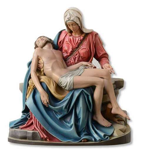 Michelangelo's "Pieta" Statue - Demetz - Chiarelli's Religious Goods & Church Supply