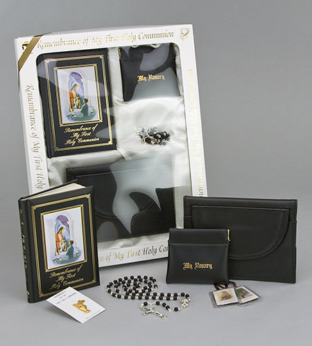 Marian Children's Mass Book Traditions Deluxe Wallet First Communion Set Boy - Malco - Chiarelli's Religious Goods & Church Supply