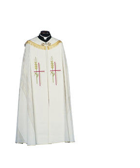 Cross and Wheat Cope | SLV216C - Solivari - Chiarelli's Religious Goods & Church Supply