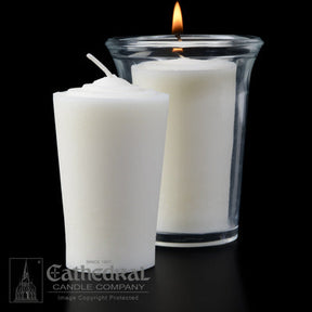 Devotional Candles - Best Quality Votive Lights | Tapered - Cathedral Candle - Chiarelli's Religious Goods & Church Supply