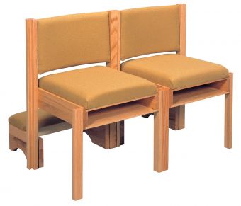 Woerner Industries - Interlocking Full Back Chair | #303