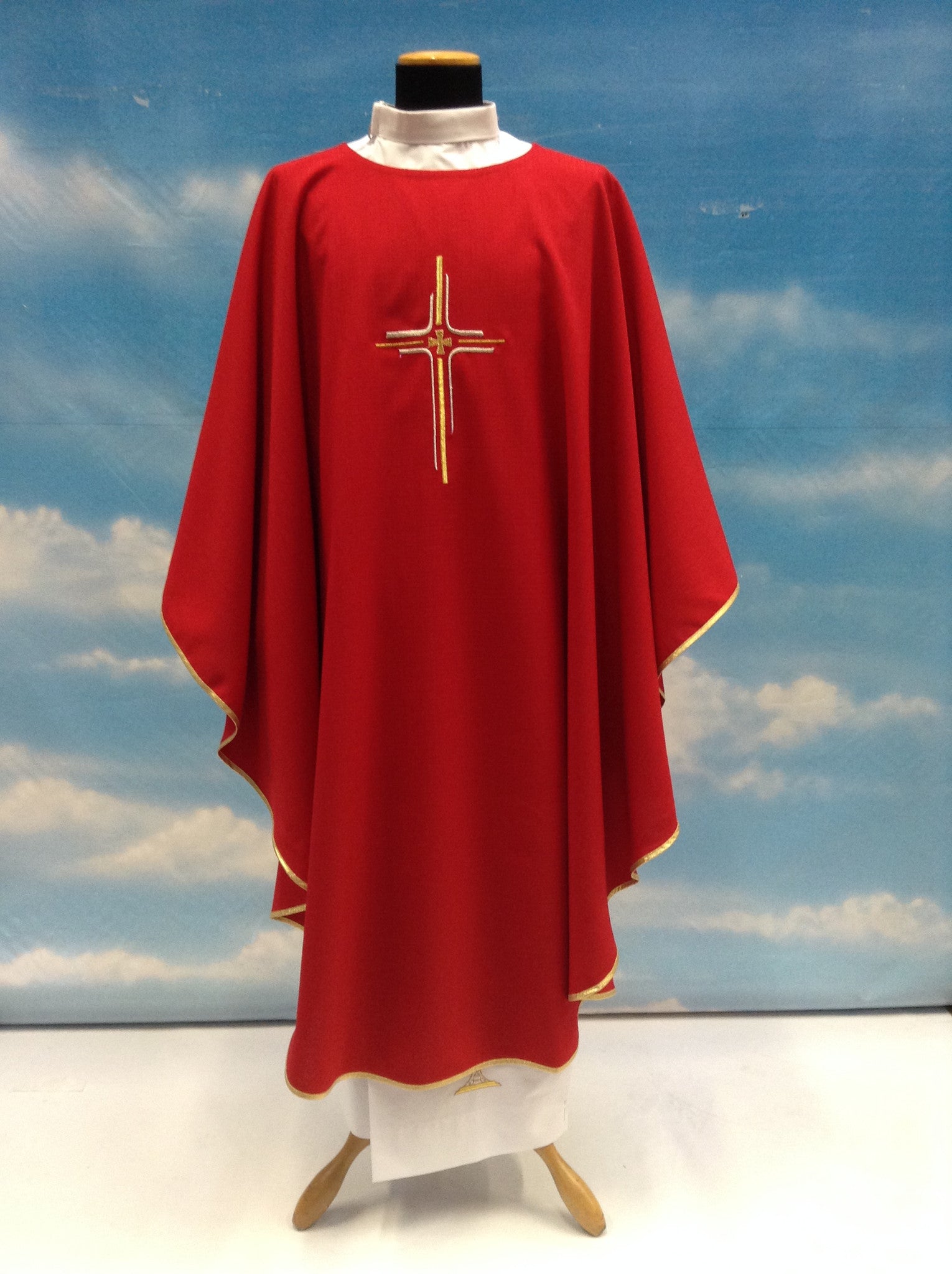 Chasuble - Micro Monastico Fabric - Light Weight & Soft - Solivari - Chiarelli's Religious Goods & Church Supply