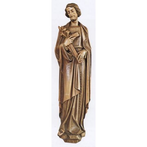 St. Joseph Statue - 3/4 Relief - Demetz - Chiarelli's Religious Goods & Church Supply