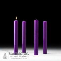 Advent Altar Candles - 4 Candles - Cathedral Candle - Chiarelli's Religious Goods & Church Supply