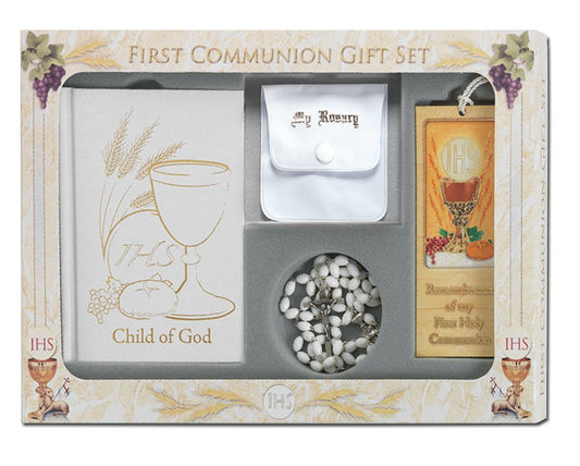 Child Of God | Girl's Deluxe First Communion Gift Set - 6pc. - Hirten - Chiarelli's Religious Goods & Church Supply