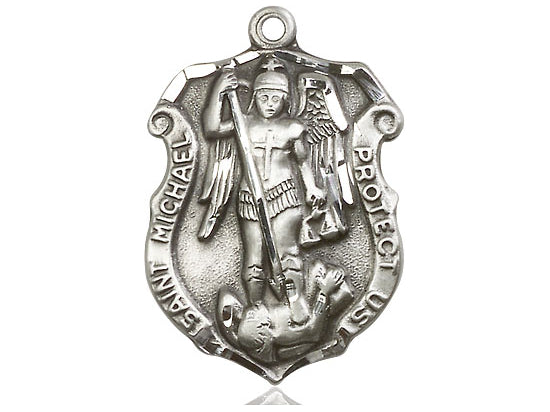 St. Michael the Archangel Shield 5448 - 1 1/4 x 3/4 - Bliss - Chiarelli's Religious Goods & Church Supply