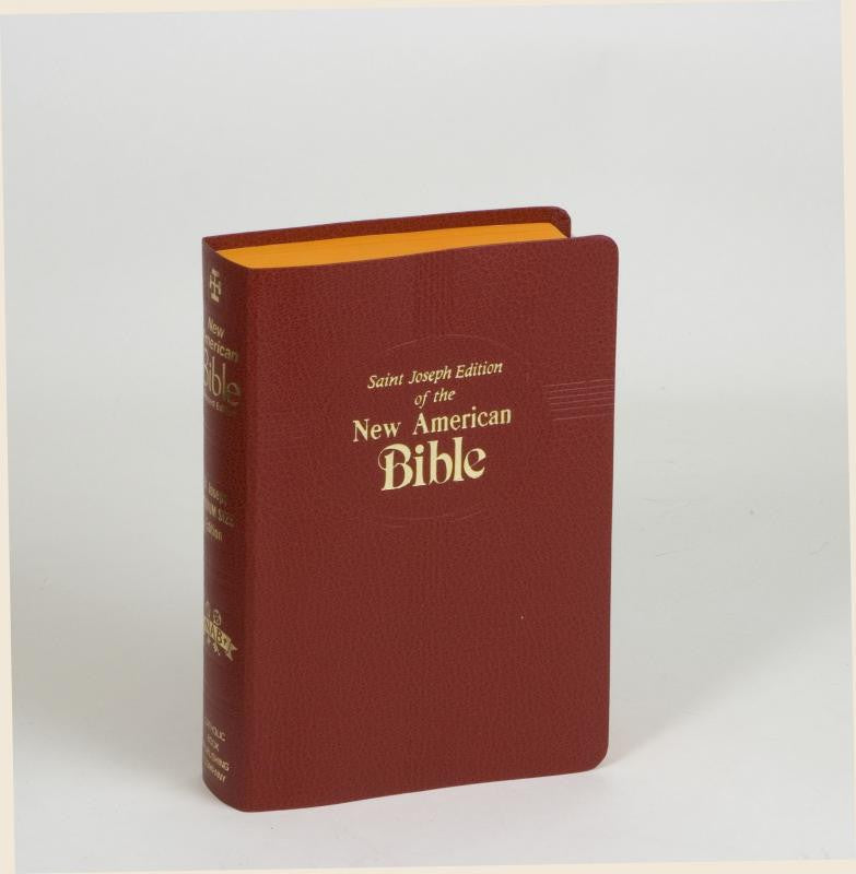 St Joseph New American Bible Deluxe Gift Edition Medium Size - Catholic Book - Chiarelli's Religious Goods & Church Supply