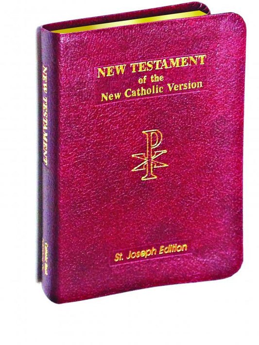 ST. JOSEPH N.C.V. NEW TESTAMENT (VEST POCKET EDITION) - Leather - Catholic Book - Chiarelli's Religious Goods & Church Supply