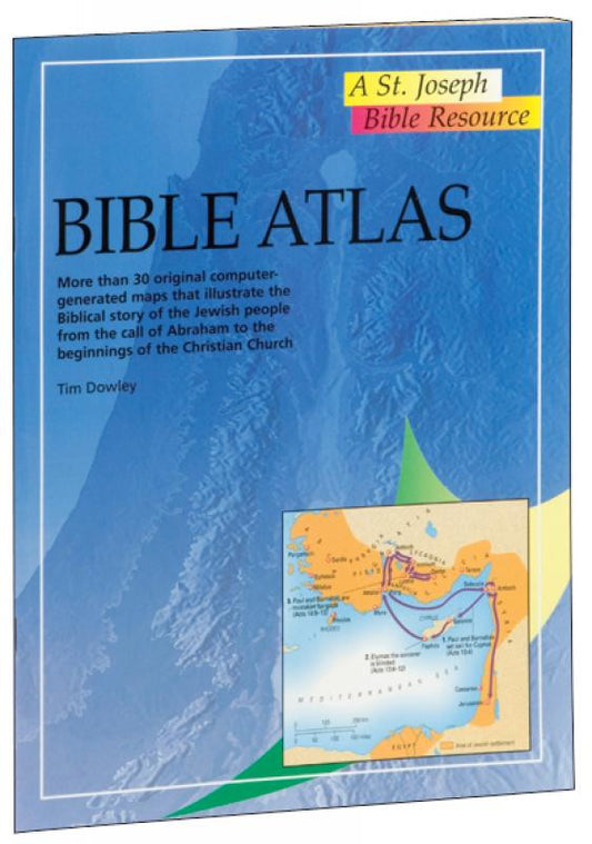 BIBLE ATLAS - EASY TO USE BIBLE STUDY GUIDE - Catholic Book - Chiarelli's Religious Goods & Church Supply