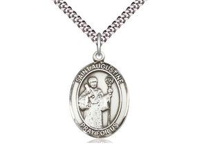 Sterling Silver Saint Augustine Medal - Bliss - Chiarelli's Religious Goods & Church Supply