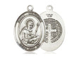 Sterling Silver St Benedict Medal - Bliss - Chiarelli's Religious Goods & Church Supply