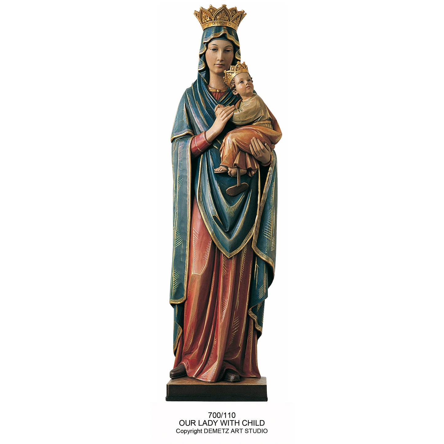 Our Lady of Perpetual Help Statue - Demetz - Chiarelli's Religious Goods & Church Supply