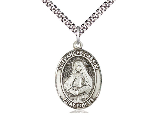 Saint Frances Cabrini Sterling Silver Medal - Bliss - Chiarelli's Religious Goods & Church Supply