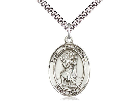 Sterling Silver Saint Christopher Medal - Bliss - Chiarelli's Religious Goods & Church Supply