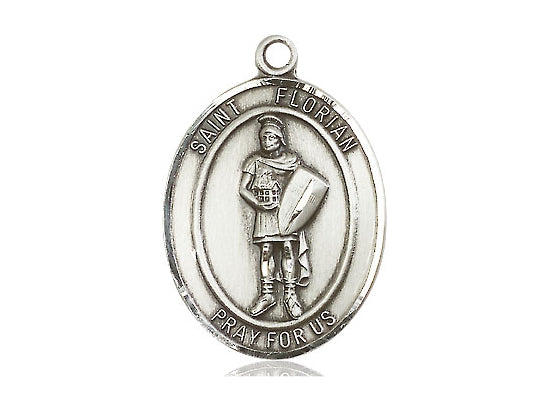 Sterling Silver St Florian Medal - Bliss - Chiarelli's Religious Goods & Church Supply