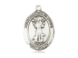 Sterling Silver Patron Saint Francis of Assisi Medal - Bliss - Chiarelli's Religious Goods & Church Supply
