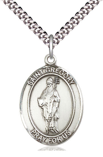 St Gregory the Great - Oval Patron Saint Series - Bliss - Chiarelli's Religious Goods & Church Supply
